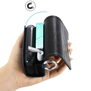 IQOS 3 DUO �p �ی�P�[�X �����O�t�� �P�[�X ���h�~ �h�o ���[ IQOS3 3.0 DUO �Ή� �u���b�N�n ���n �O���[�n