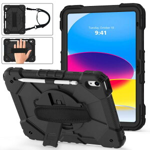 �^�u���b�g�P�[�X iPad ��10���� iPad Pro 102�C���` �X�^���h�@�\ �ϏՌ� ���h�~ �S�ʕی� ���^ �n�[�h�P�[�X �u���b�N �~���g�O���[��