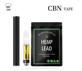 【送料無料】CBN VAPE リキッド デバイスセット 1ml 95％ 超 高濃度 ベイプ CBD CBDV CBN CBG CBC カートリッジ 510規格 アトマイザー オイル 電子タバコ HEMPLEAD ヘンプリード