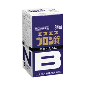 【第(2)類医薬品】 エスエス ブロン錠 84錠 糖衣錠　咳 たんに