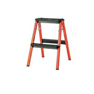 〈10/30限定 P5倍〉ステップスツール2段 脚立 踏み台 スツール 椅子 花台 洗車 ポップ 可愛い ブルー レッド イエロー 東谷 PC-702