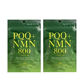 PQQ+NMN 800+ ラクトフェリン 乳清たんぱく含有食品 40カプセル 日本製 日本ケミスト サプリ ※軽減税率対象品