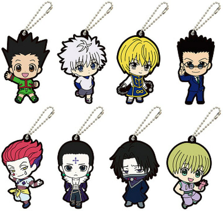 楽天市場】HUNTER×HUNTER カプセルラバーマスコット 全8種セット 