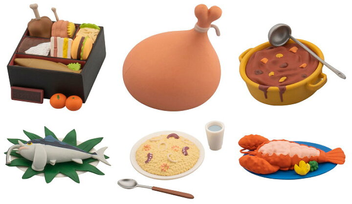楽天市場】ワンピース ワンピ飯 フィギュアコレクション 全6種セット  