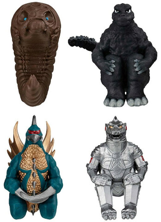楽天市場】東宝怪獣 ゴジラまちぼうけ 全4種セット コンプ  