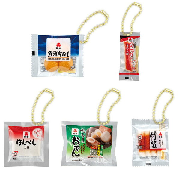 紀文 ねりものスクイーズチャーム 全5種セット コンプ コンプリートセット