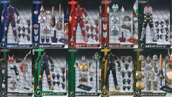楽天市場】SO-DO CHRONICLE 仮面ライダー剣 全10種セット コンプ 