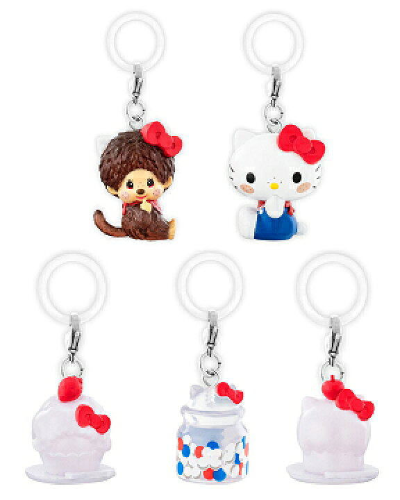 楽天市場】モンチッチ×ハローキティ めじるしアクセサリー 全5種セット 