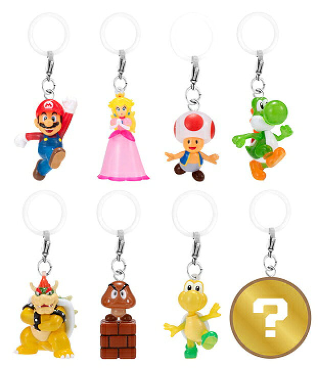 楽天市場】スーパーマリオ めじるしアクセサリー2 全8種セット コンプ 