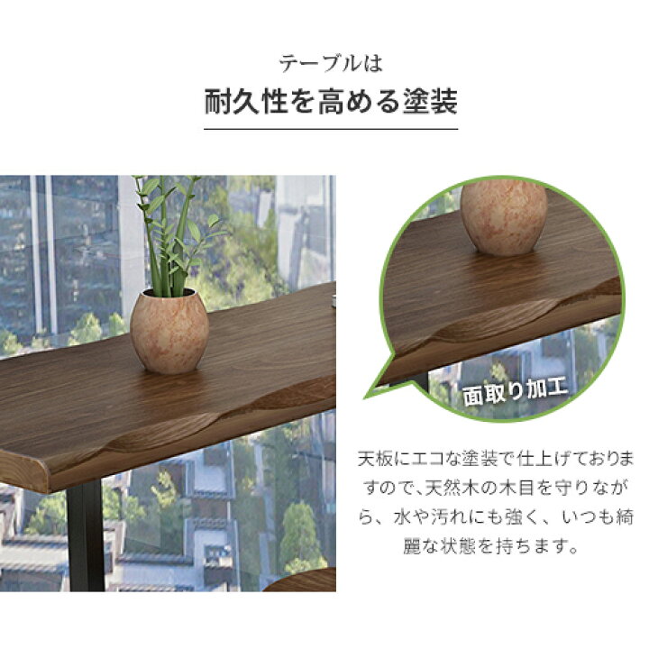 楽天市場】カウンターテーブル おしゃれ ハイテーブル 北欧風 カフェ 