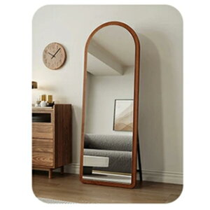 8%OFFクーポン+P2倍★ ミラー おしゃれ 全身ミラー 全身鏡 立てかけ 壁掛け スタンドミラー 飛散防止 鏡 全身 軽量 大型ミラー 姿見 玄関 美容室 ショップ ホワイト ナチュラル ブラウン 幅40/5