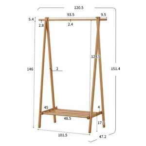 ハンガーラック スタンドハンガー 衣類掛け 寝室 収納 コートラック ポールスタンド クローゼットハンガー コート掛け 幅80 100 120cm 木製 ナチュラル 省スペース 天然木 ケヤキ材 おしゃれ 子