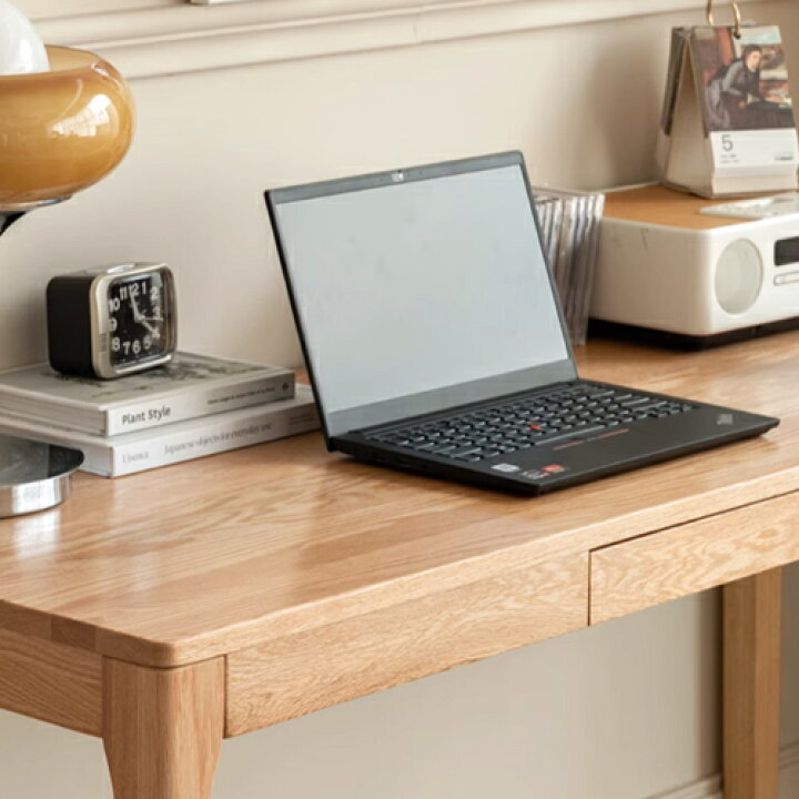 楽天市場】デスク 天然木 書斎デスク パソコンデスク PC オーク 書斎机 