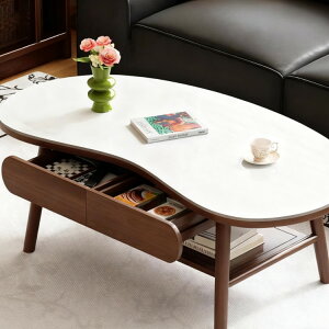 センターテーブル セラミック 幅100cm 棚付き ローテーブル 引き出し 120cm 木製 テーブル 収納 コーヒーテーブル 机 セラミックテーブル 木製テーブル リビングテーブル 楕円形 ソファテーブ