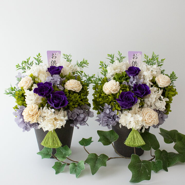 仏花御供え花造花7月アレンジNo.9 