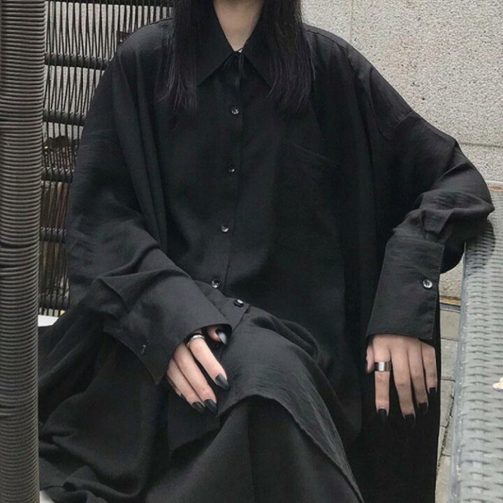 楽天市場】ロングシャツ レディース シャツコート 2点セット 