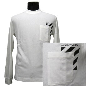 オフホワイト OFF WHITE ロングTシャツ ロンT メンズ(29005)