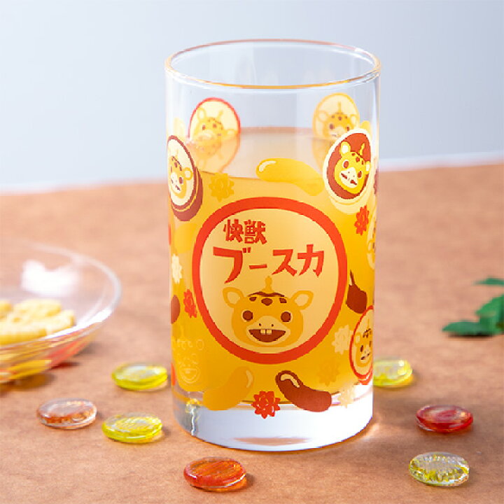楽天市場 快獣ブースカ駄菓子シリーズ グラス 245ml お菓子 1赤箱 ウルトラマンショップ限定 ウルトラショップ