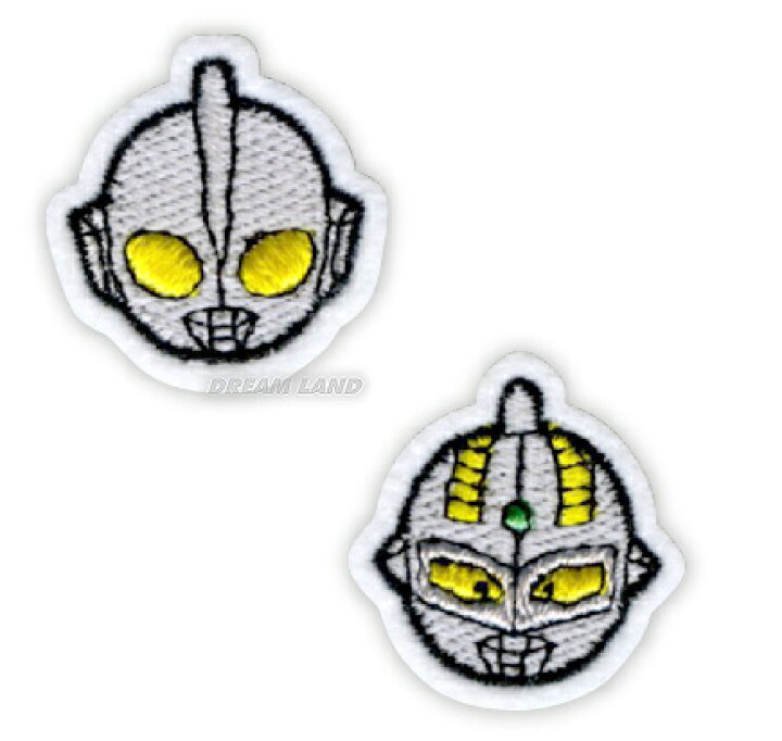 楽天市場 メール便選択ok 10 Off お買い得 シール アイロンアップリケ ウルトラマン ウルトラセブン 顔2種入 ウルトラショップ