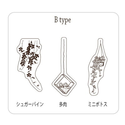 楽天市場 Hanging Gardens ハンギングガーデンズスタンプセット 3個セット 木製蔦 植物はんこ スクラップブッキング Irodori