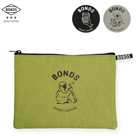 BONDS ROAST COFFEE 「BONDS ポーチ」 化粧ポーチ 小物入れ マルチポーチ 厚手