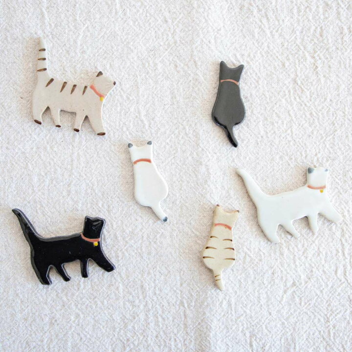 楽天市場 箸置き 猫 タマ クロ トラ 陶器 カトラリーレスト 日本製 ねこ ネコ 猫 Irodori
