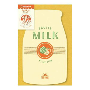 【ポイント5倍】 ギフト プレゼント 古川紙工「紙製パン MILKミニレター」ストロベリー/フルーツ 便箋 手紙 封筒 オリジナルシール付 牛乳瓶 美濃和紙 昭和レトロ レトロ文具 文房具 文具女