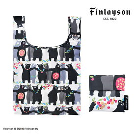 Finlayson 「フィンレイソン エコバッグ」コプラ/アルマ/アヤトス ショッピングバッグ 買い物バッグ クマ 花 パンダ 北欧雑貨 北欧デザイン プレゼント プチギフト お礼 ミニギフト