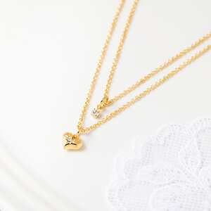 �y2BUY 10%OFF�I�z�n�[�g �l�b�N���X 2�A �n�[�g�l�b�N���X �S�[���h �s���N�S�[���h �N���V�b�N