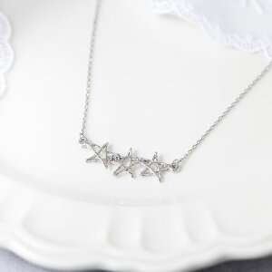 �y2BUY 10%OFF�I�z�X�^�[�l�b�N���X �g���v�� �� �l�b�N���X �I�[�v���X�^�[ �V���o�[