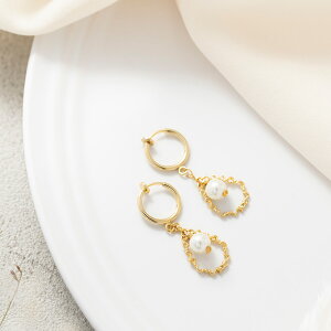 �y2BUY 10%OFF�I�z�h���b�v �C�������O �t�[�v �p�[�� �S�[���h �V���o�[ �X�g�[�� �ؚ�