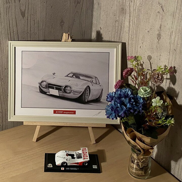 楽天市場】TOYOTAトヨタ 2000GT 前期 フロント 鉛筆画 名車 旧車 