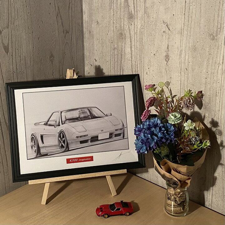 楽天市場】HONDA ホンダ NSX 鉛筆画 名車 旧車 ノスタルジックカー 