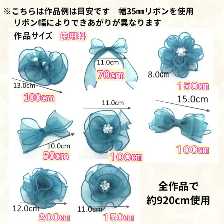 楽天市場】オーガンジー リボン ワイヤー入り【40mm 3m 】オーロラ 
