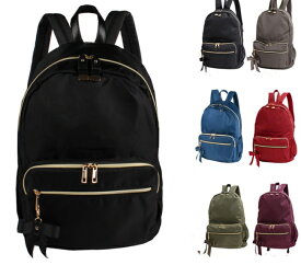 リュック レディース 軽量 旅行 通勤 大容量 背面ポケット きれいめ 大人 可愛い リュックサック おしゃれ A4 黒 リュック 通学 ナイロン マザーズリュック マザーズバッグ リュック リボンチャーム付き 30代 40代 50代 60代