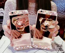 iPhone XS Max ケース おしゃれ iPhone XS ケース iPhone XR ケース iPhone X ケース iPhone8 ケース iPhone8Plus ケース iPhone7ケース iPhone7Plus iPhone6sPlus iPhone6s ケース キラキラ スマホケース 可愛い リング付き 落下防止 大人 女子 激安 鏡面 韓国 TPU