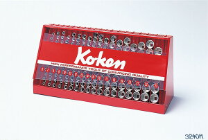 [S3240A-00] Ko-ken(�R�[�P��) 3/8(9.5mm)SQ. �\�P�b�g�f�B�v�v���C�X�^���h�Z�b�g 126���g �Z�b�g�i126��