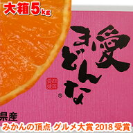 本日クーポンで10%OFF　大箱5kg★愛まどんな グルメ大賞2018受賞⇒みかんの頂点【2026本年も割引で最安値…