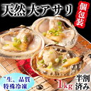 大アサリ 大あさり 冷凍 タレ付き 天然 1kg 愛知県 送料無料 個包装 アサリ あさり