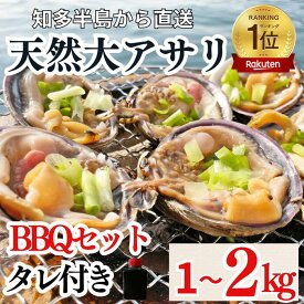 楽天ランキング1位受賞 (1,000円OFFクーポン配布中) 愛知県産 BBQ 大アサリ 三河 アサリ バーベキュー 大あさり ＋タレ付き 大あさり (売れ筋) 天然 サイズをお選びください