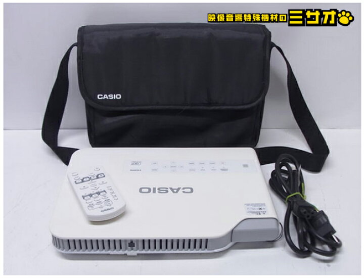 ☆CASIO XJ-A257・小型プロジェクター［ランプ使用時間：453h］HDMI 