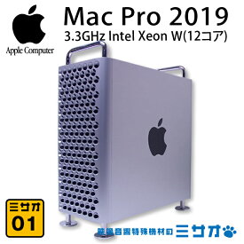 【中古】MacPro 2019・3.3GHz 12コア Intel Xeon W メモリ 192GB SSD 4TB macOS Catalina デスクトップ・キーボード マウス付属 DeckLink Mini Monitor 4K付属 Mac Pro 2019［01］