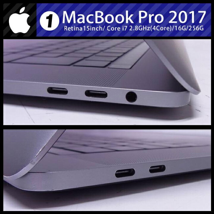 楽天市場】【中古】MacBook Pro (15-inch, 2017・Thunderbolt 3 ports 
