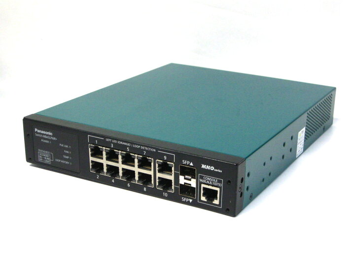 楽天市場】【中古】▽Panasonic Switch-M8eGLPWR+ PN28088 10ポート  