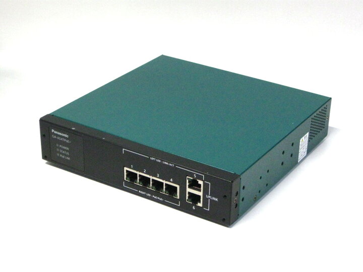 楽天市場】【中古】▽Panasonic GA-AS4TPoE+ PN25048 6ポート PoE給電 