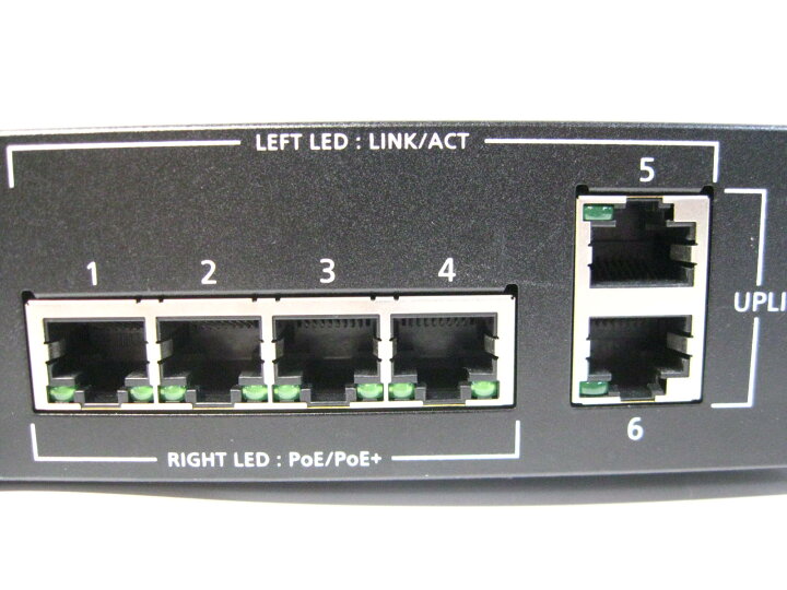 楽天市場】【中古】▽Panasonic GA-AS4TPoE+ PN25048 6ポート PoE給電 