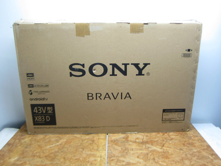 楽天市場】【中古】ソニー 43V型 4K 液晶テレビ BRAVIA KJ-43X8300D 