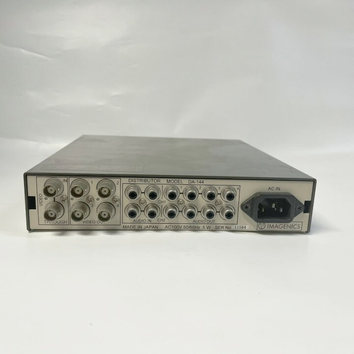 楽天市場】【中古】 IMAGENICS DA-144 1入力4出力映像分配器○ : 映像 