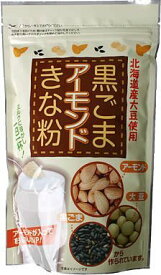 北海道産大豆使用 黒ごまアーモンドきな粉 220g