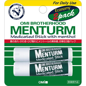 【医薬部外品】メンターム 薬用スティック 2個パック (4g×2本)